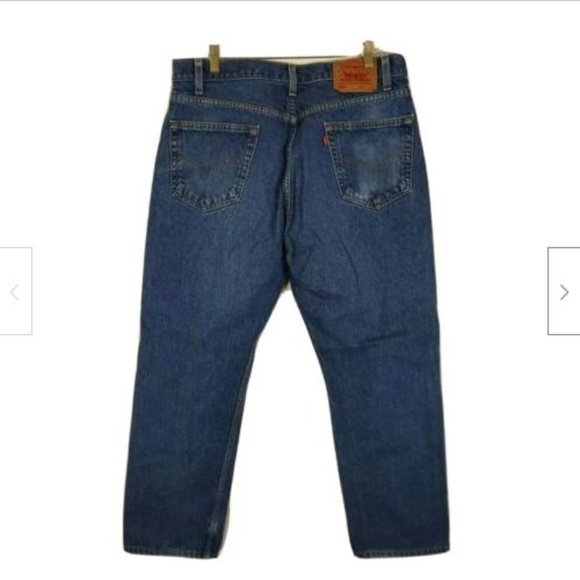 Levis 505 Mens Regular Fit (36x29) Straight Blue Jeans - Picture 1 of 4